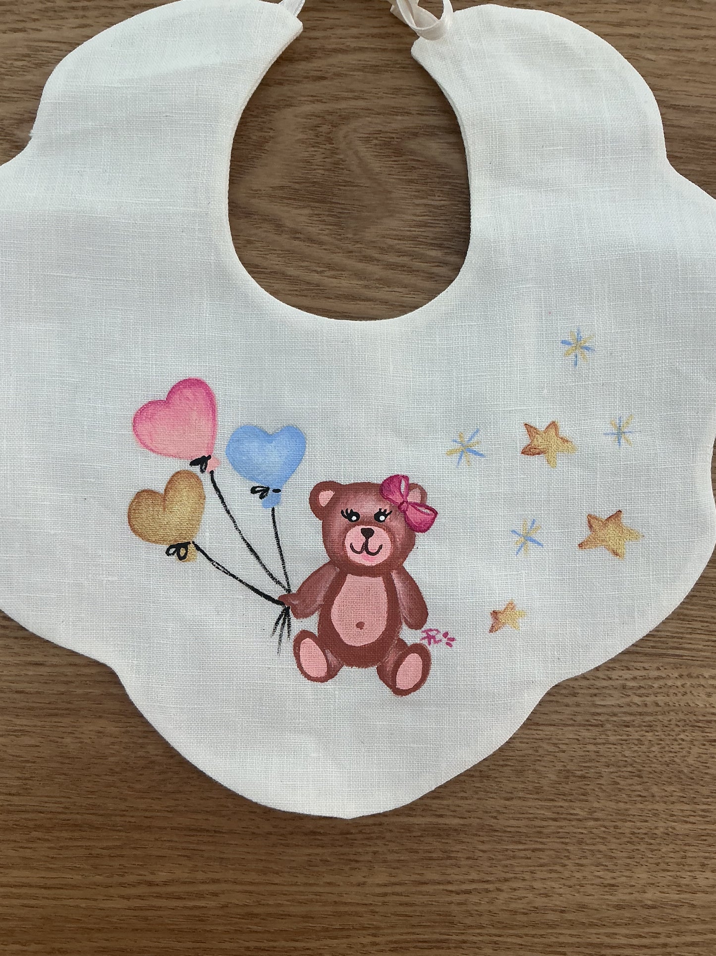 Bavetta teddy party baby girl