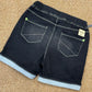 Pantaloncino denim black