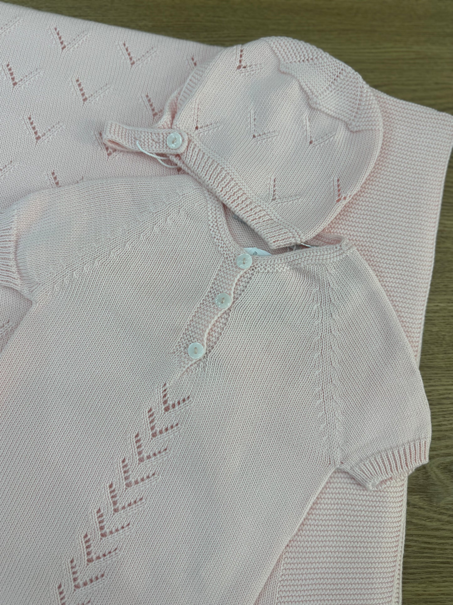 Uscita clinica pink baby pagliaccetto