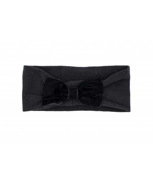 Fascia Elasticizzata con Maxi Fiocco in Velluto