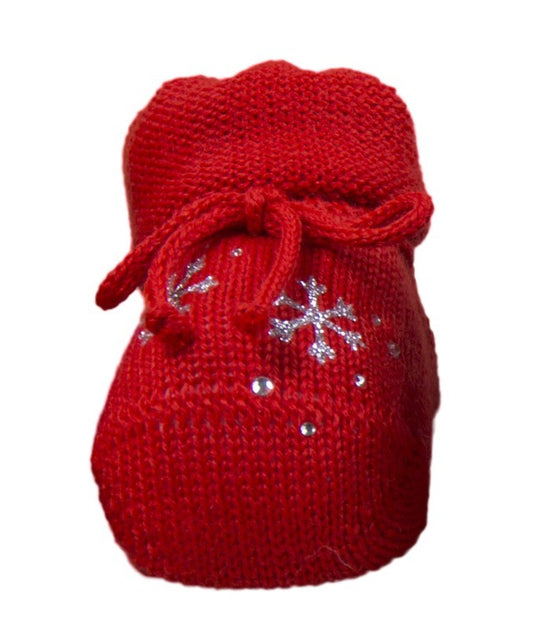 Babbucce Natale Cristalli di neve e fiocco