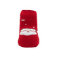 Babbucce Natale Rossa Con Motivo Babbo Natale