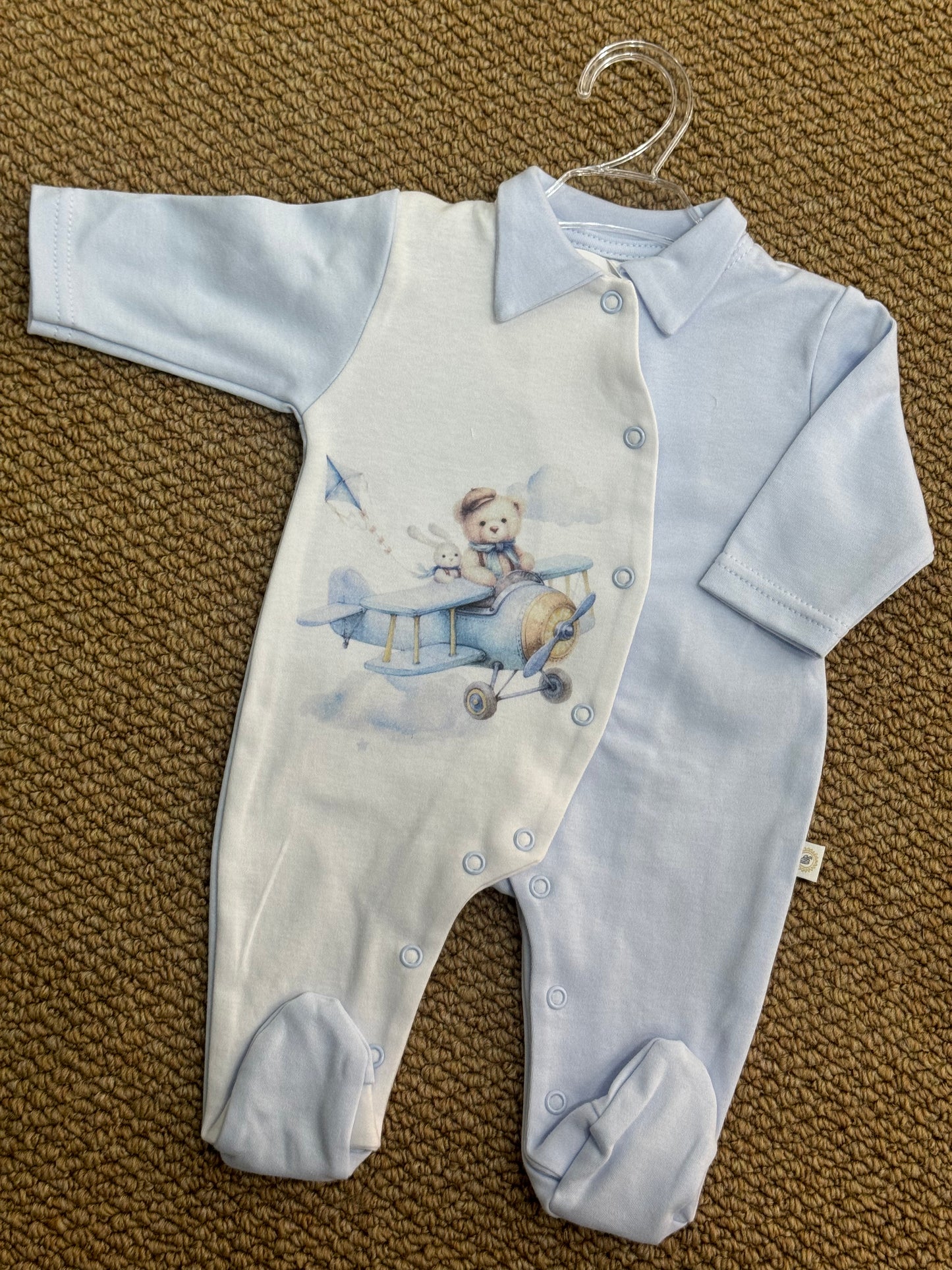 Tutina teddy aeroplano