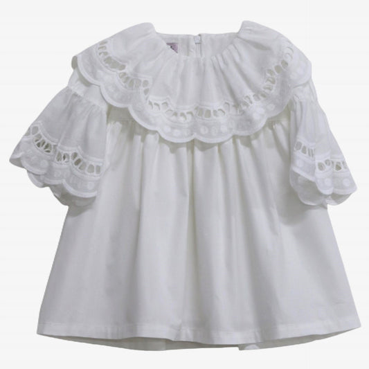 Abito in pizzo con volant PHI CLOTHING