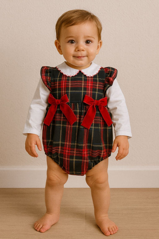 Pagliaccetto girl tartan