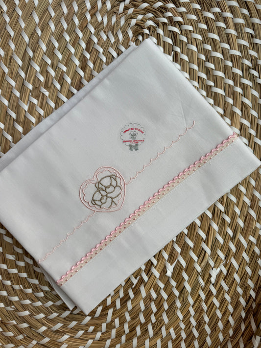 Lenzuola teddy pink