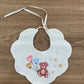Bavetta teddy party baby girl