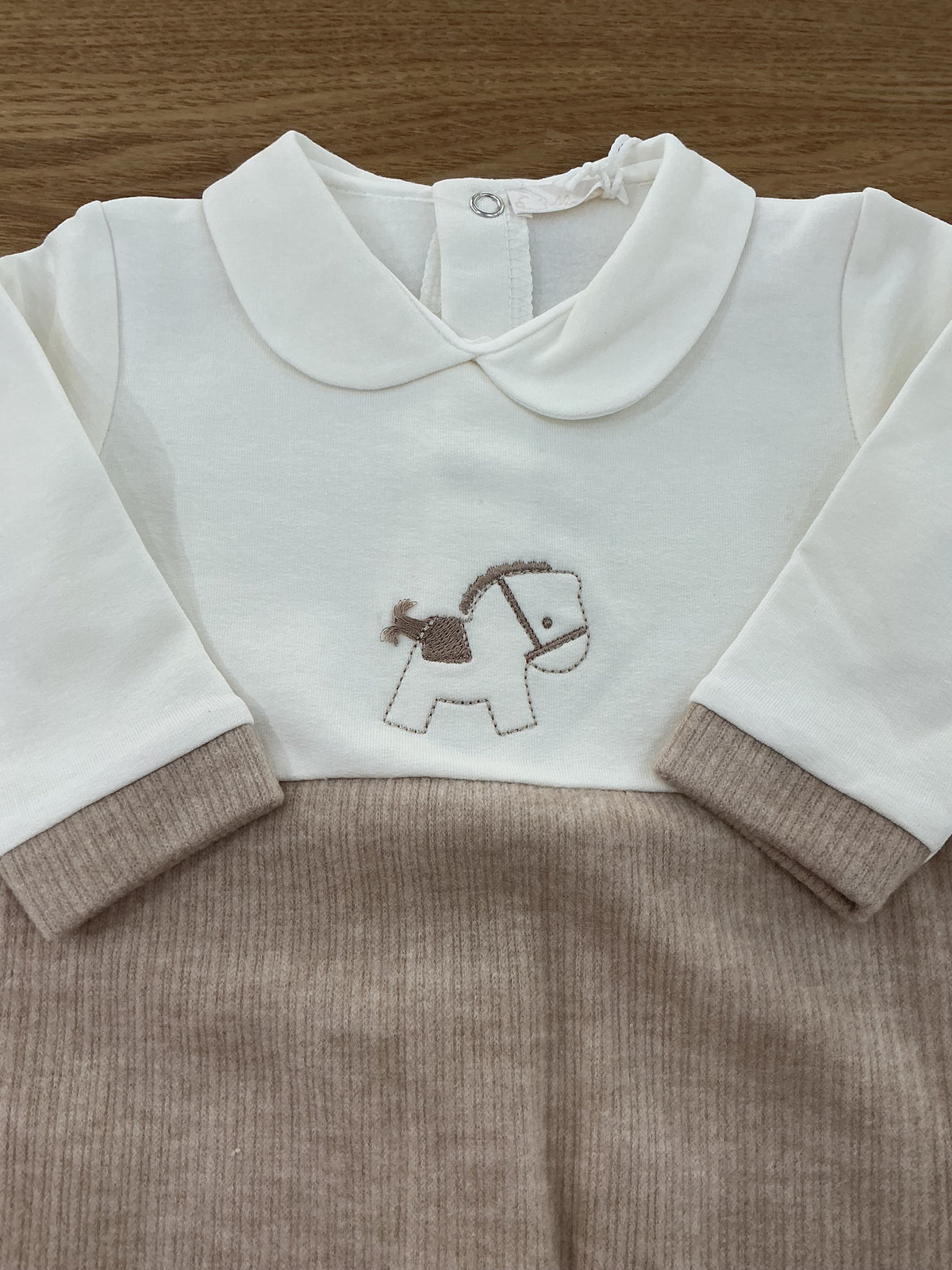 Tutina pony beige a coste 47275