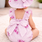 Costume in cotone lillac malva