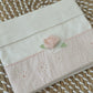 Lenzuola rose pizzo San Gallo