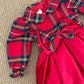 Abito noel tartan e red velvet