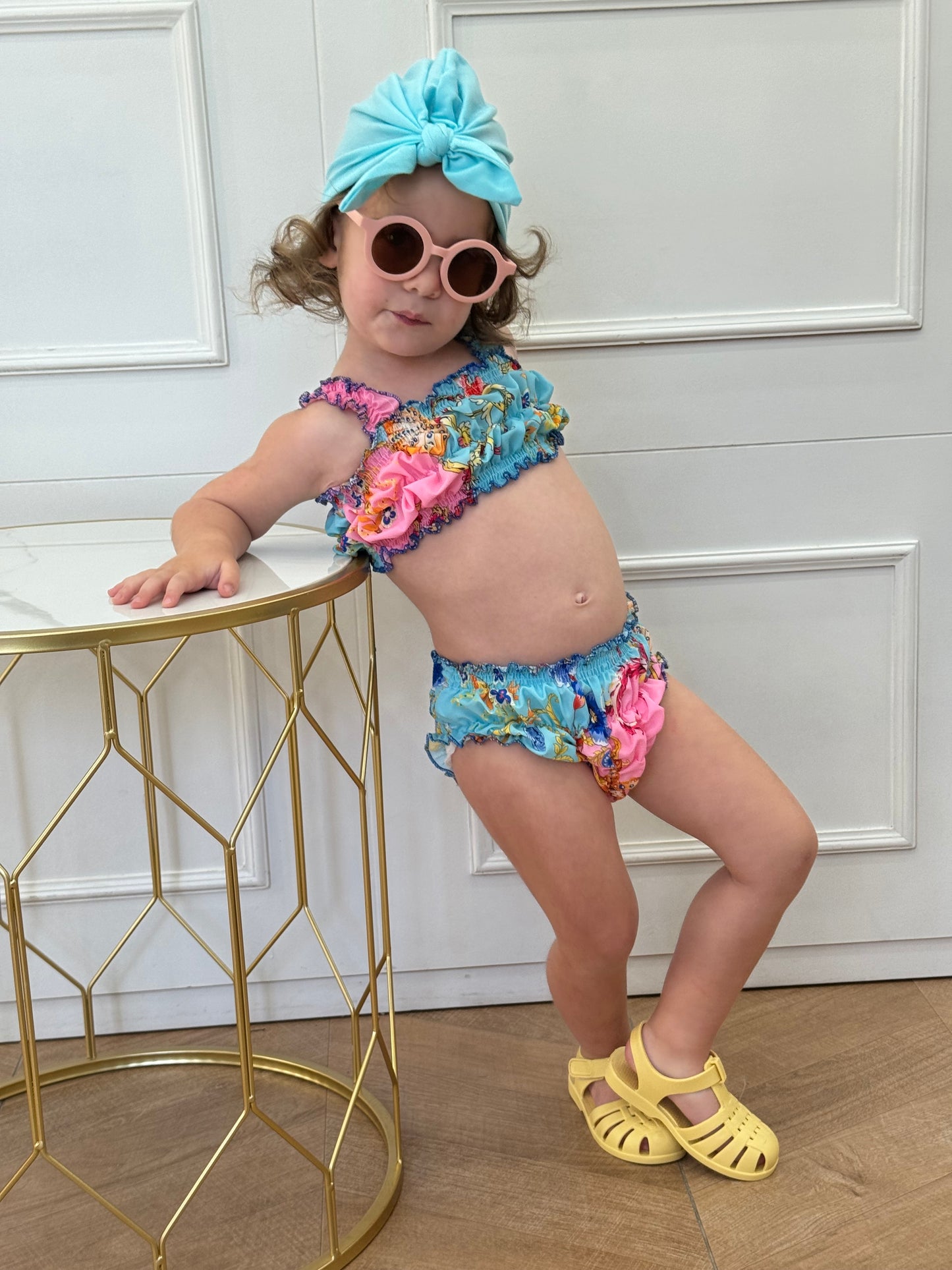 Costume Due Pezzi Sirena Con Gonnellina