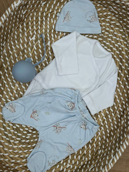 Completo Clinico 3 pezzi Cotone Interlock TODO AMOR