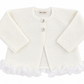 Cardigan volant panna 20141/35