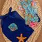 Costume Intero Con Pareo Sirena