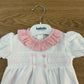 Pagliaccetto smock girl rosa