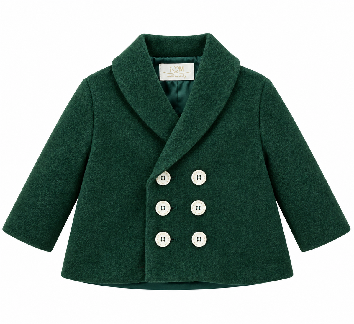 Cardigan doppiopetto Edwaerd verde