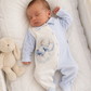 Tutina cotone interlock bunny azzurro