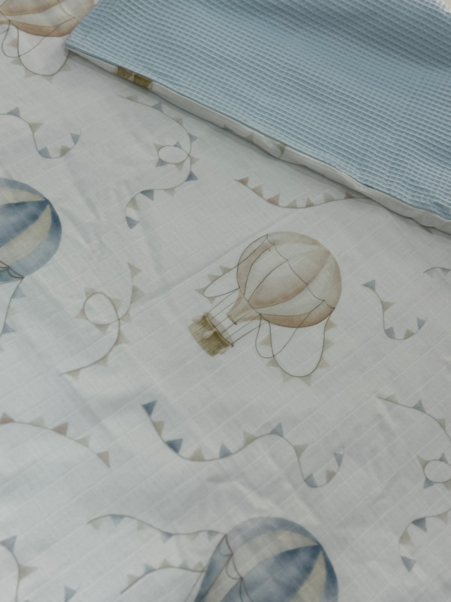 Coperta piumoncino mongolfiera