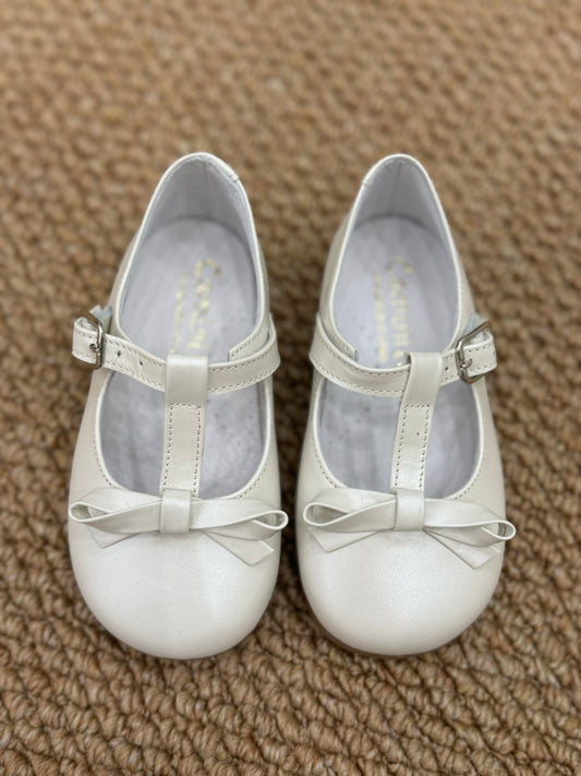 Ballerina fiocco perla