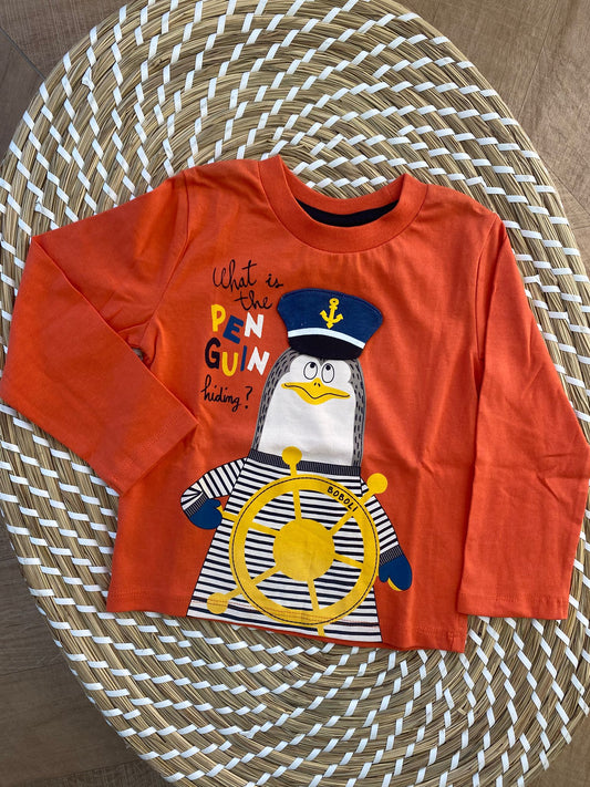 T-Shirt Penguin BOBOLI