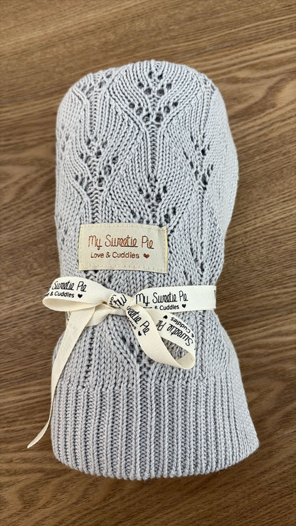 Coperta Nordic lavorata Bamboo e Cotone