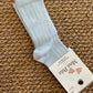 Calzino alto a coste unisex
