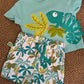 Completo T-shirt e Shorts Camaleonte