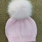 Cappello lana rosa confetto