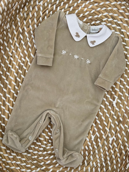 Tutina Tortora/panna neonato/a