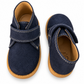 Polacchi a strappo blu suede 402