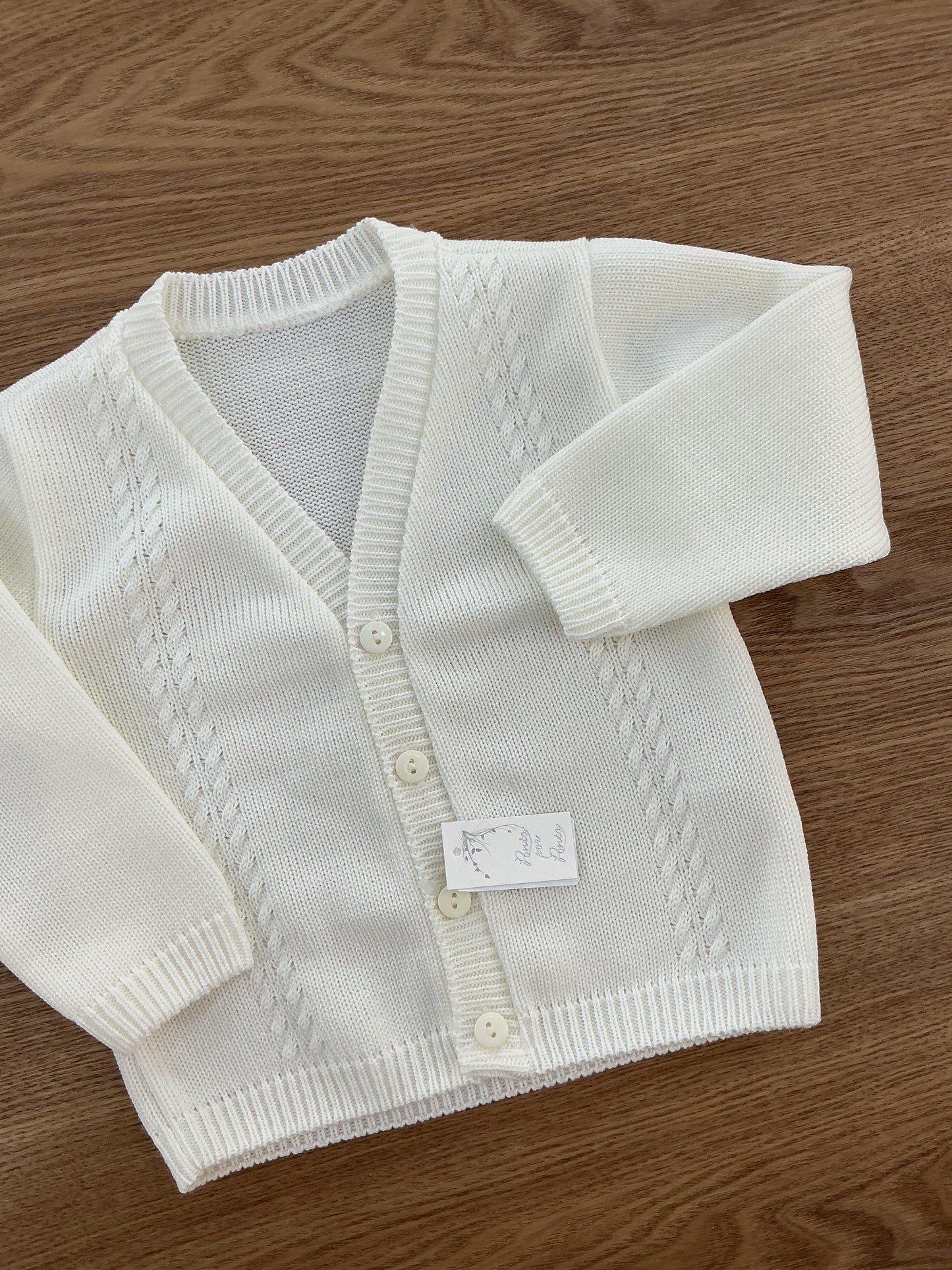 Cardigan Latte ponto
