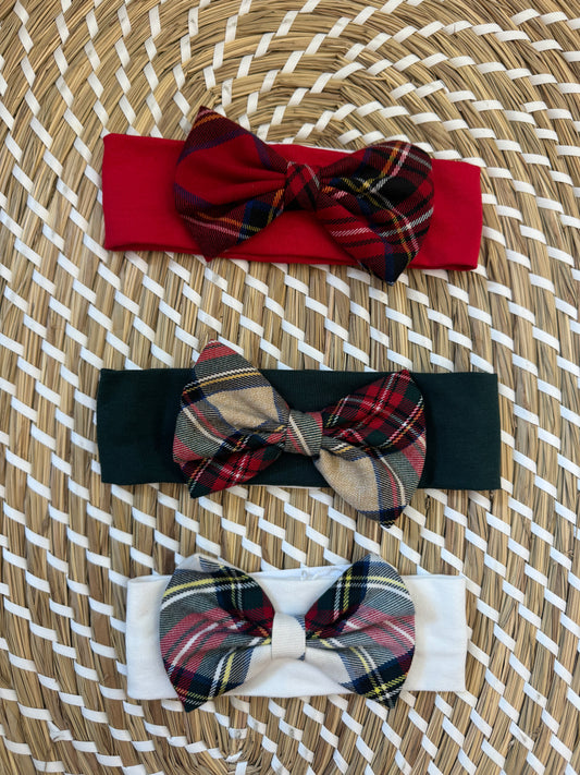 Fascia per capelli tartan
