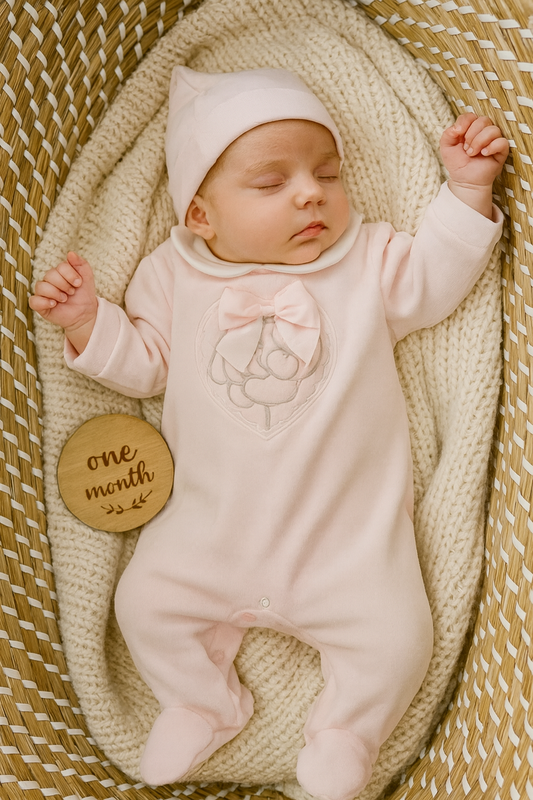 Tutina pink teddy