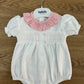 Pagliaccetto smock girl rosa
