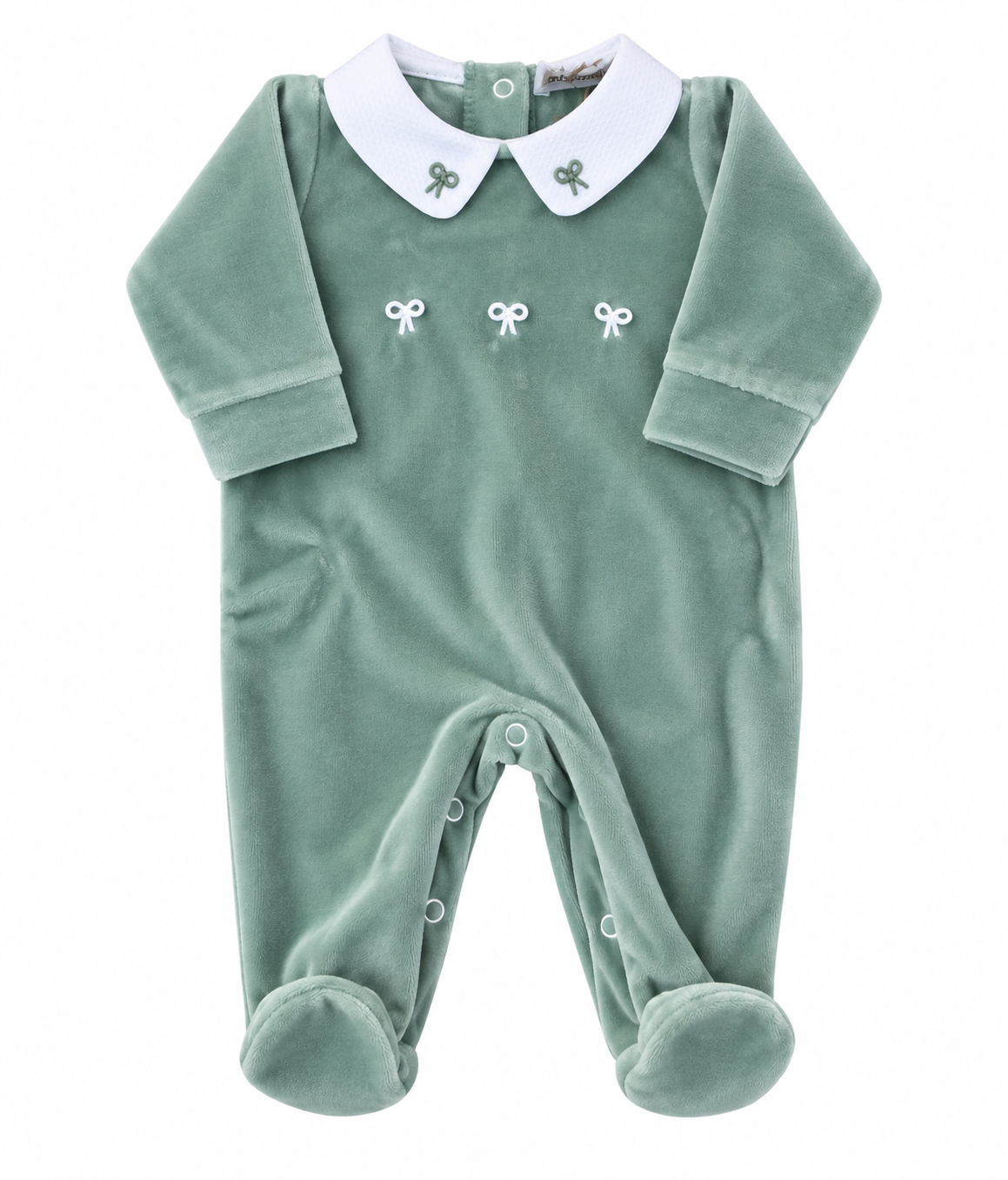 Tutina ciniglia nodo d’amore salvia unisex