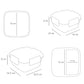 Lunch Box Grande Tutete Geometric Nature