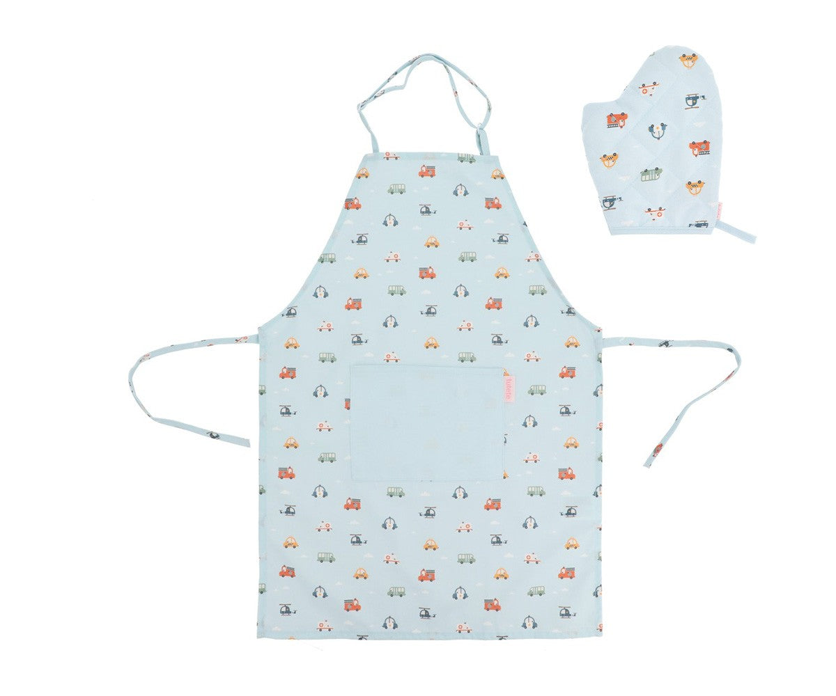 Set Guanto e Grembiule City Cars