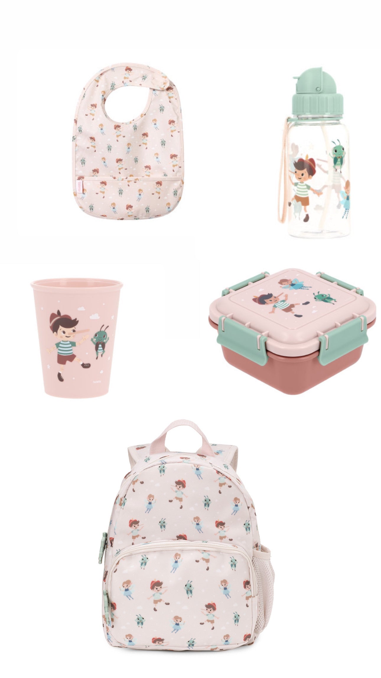 Set promo back to school wooden boy