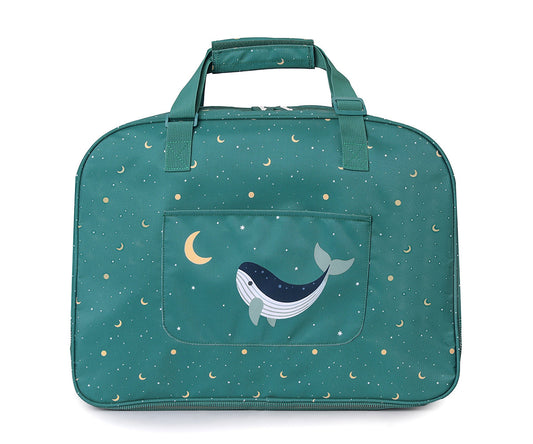 Borsa Spiaggia Anti Sabbia Teal Whale