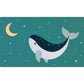 Telo Microfibra Teal Whale