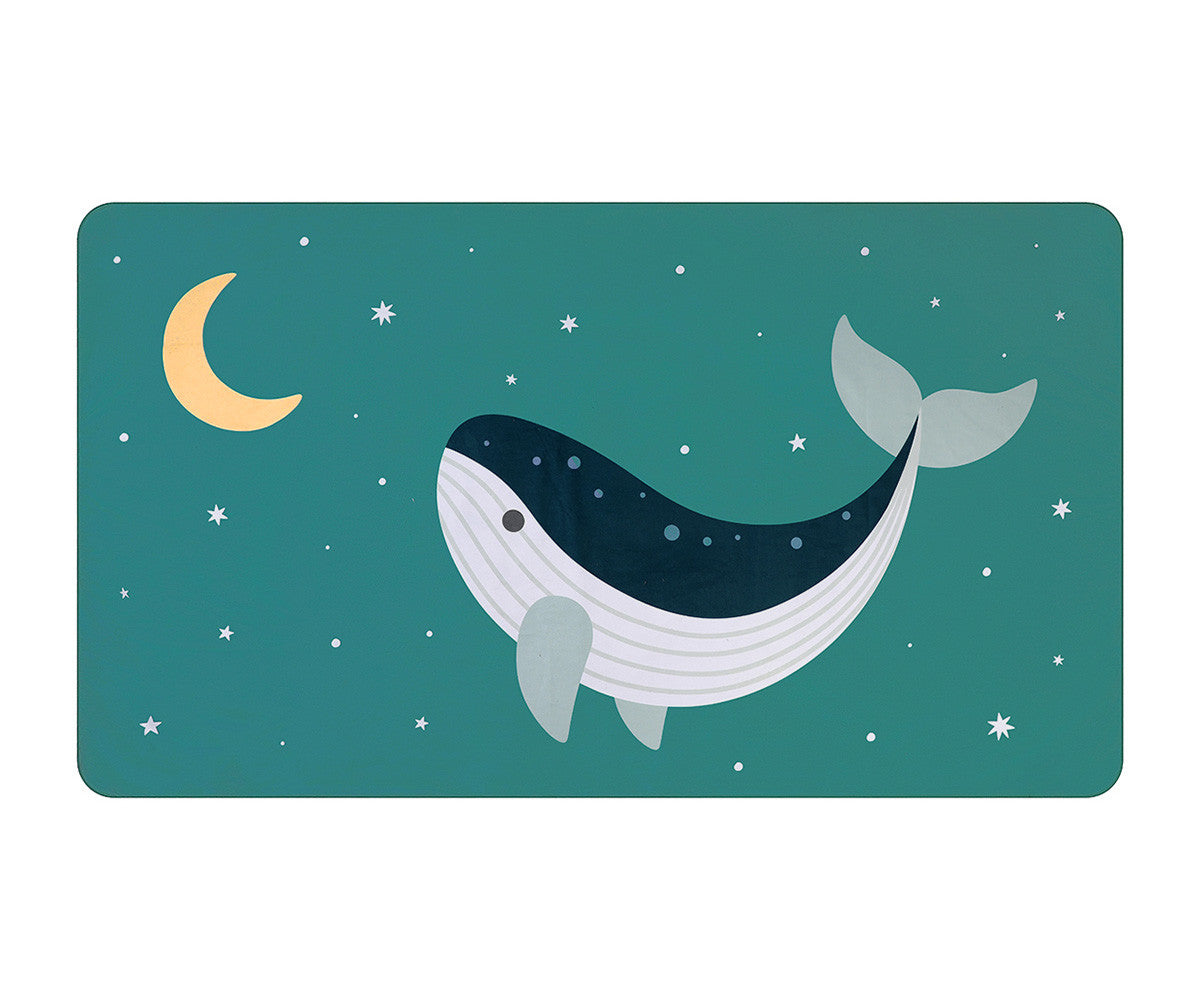 Telo Microfibra Teal Whale