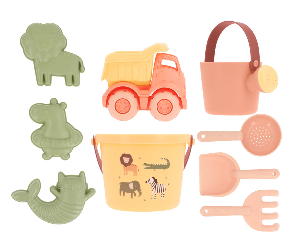 Set giochi Spiaggia Monneka Wild Animals + Camioncino