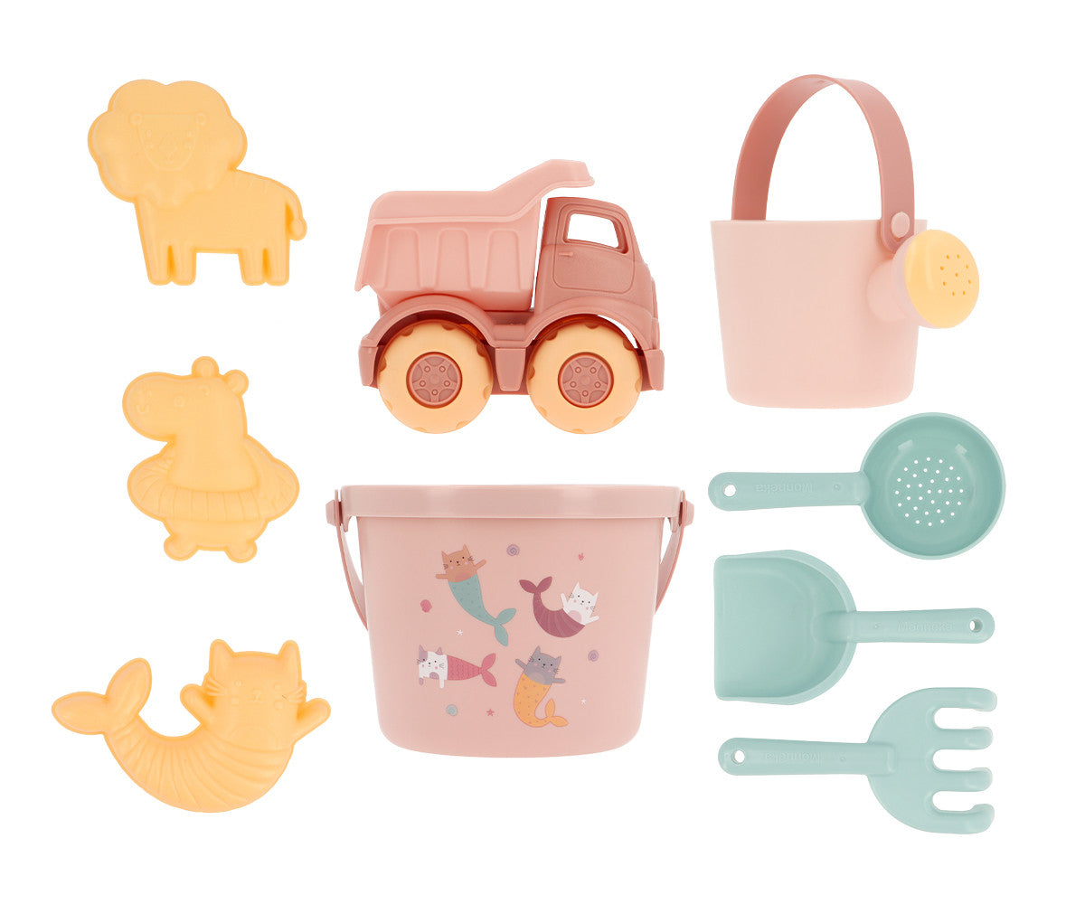Set Spiaggia giochi Monneka Mermaid Cats + Camioncino