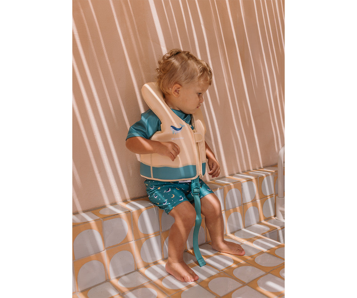 Costume Short Teal Whale