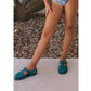 Sandali Monnëka Teal Whale
