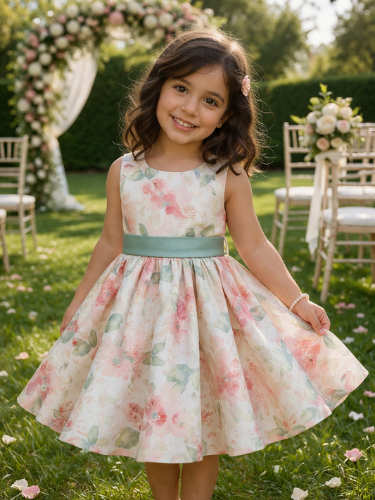 Abito Ninfea verde salvia