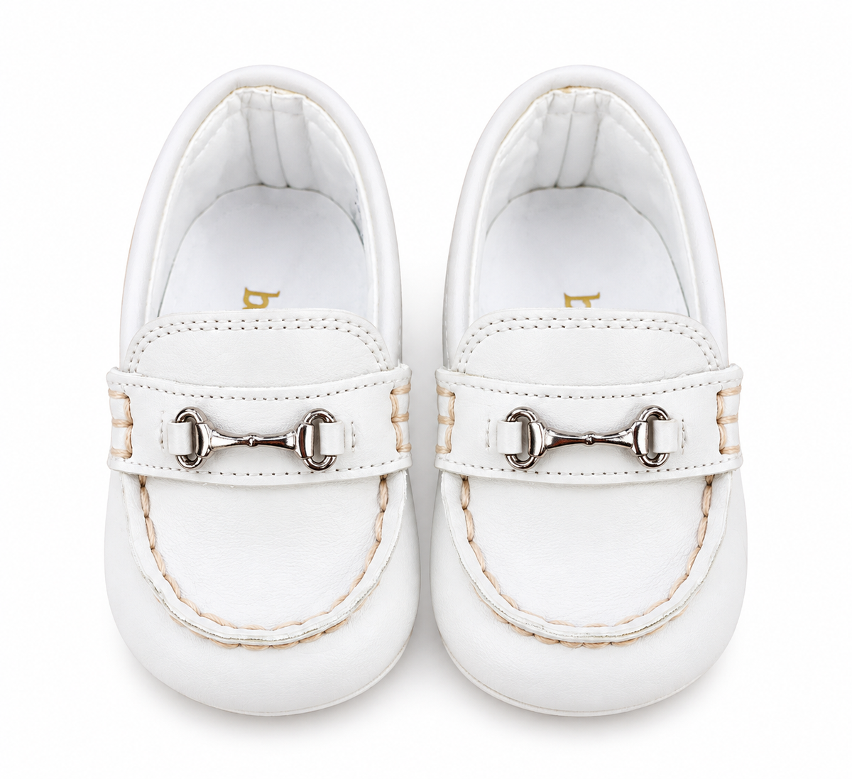 Mocassino culla Baby Royal panna 972/10
