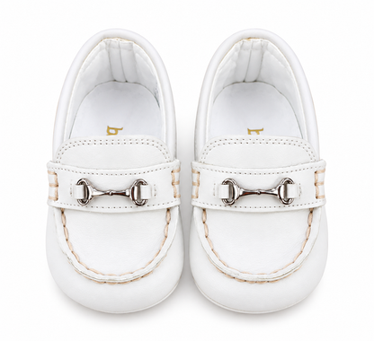 Mocassino culla Baby Royal panna 972/10