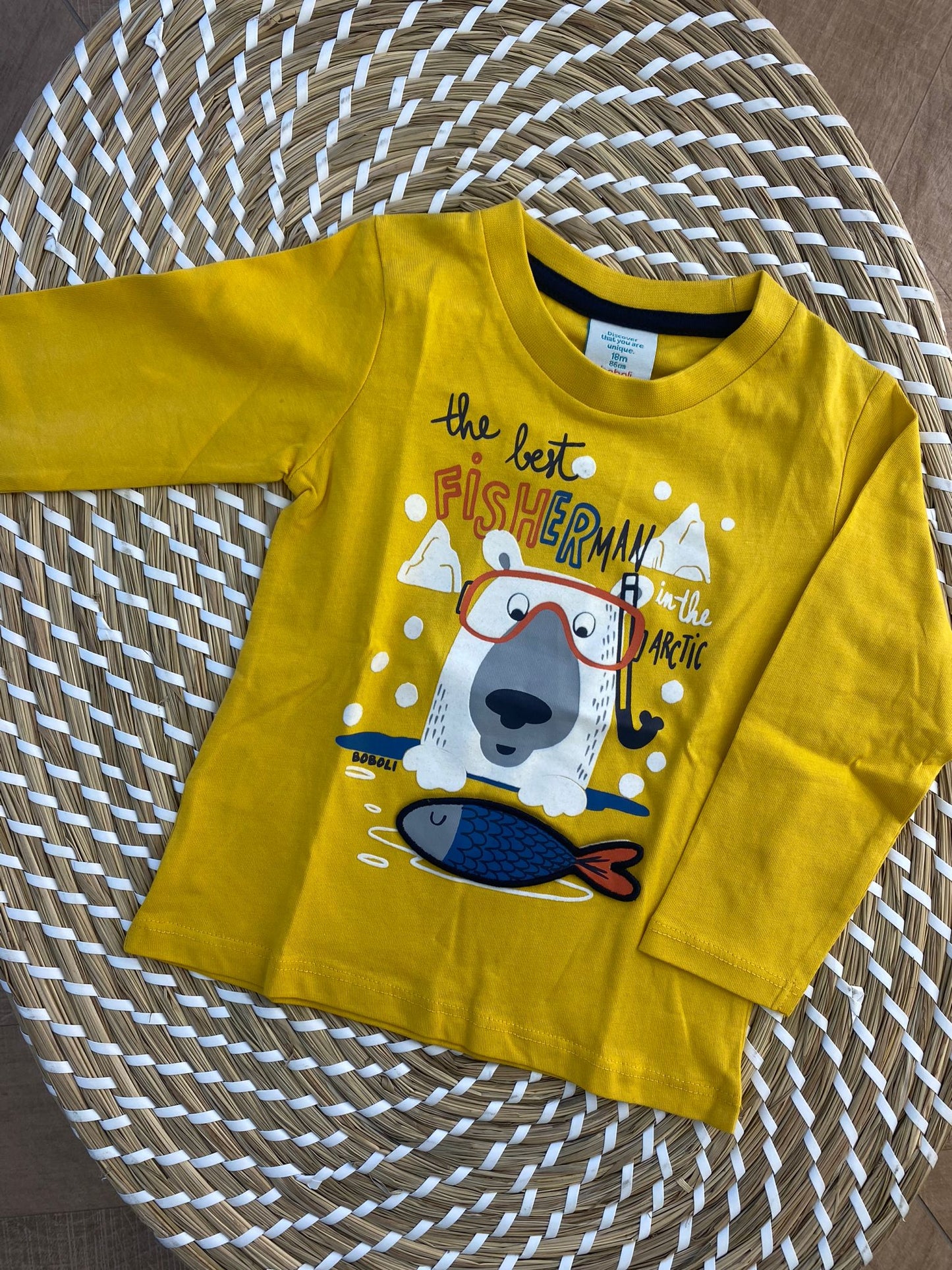 T-Shirt Fisherman In The Artic BOBOLI
